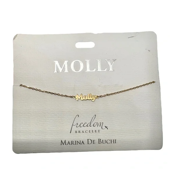 Marina De Buchi Jewelry Marina De Buchi Freedom Name Bracelet